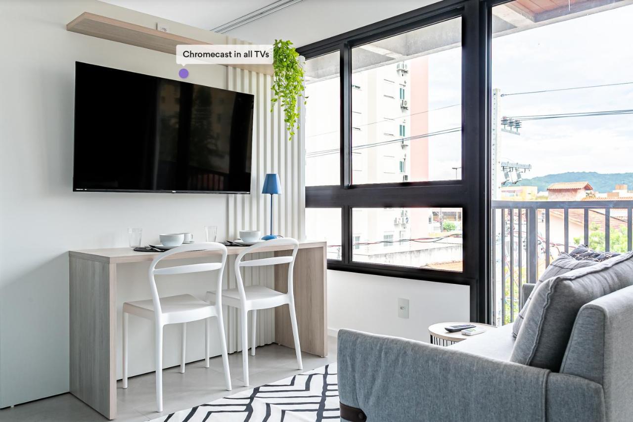Studio Moderno Com Vaga, Proximo A Lagoa Da Conceicao - Trindade Apartment Florianópolis Екстериор снимка